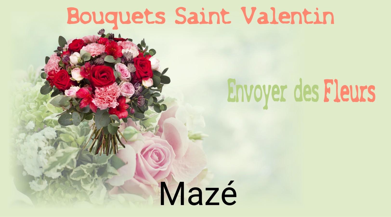 Roses de Saint-Valentin livrées à Mazé